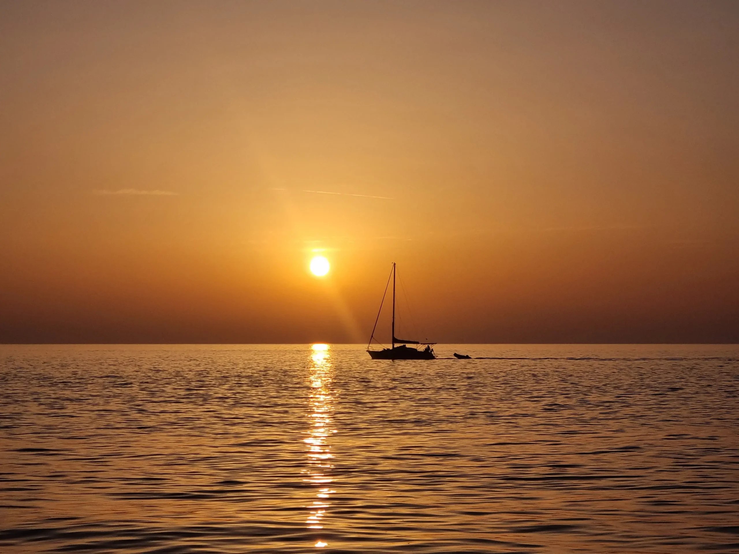 Atardecer en velero por Mallorca